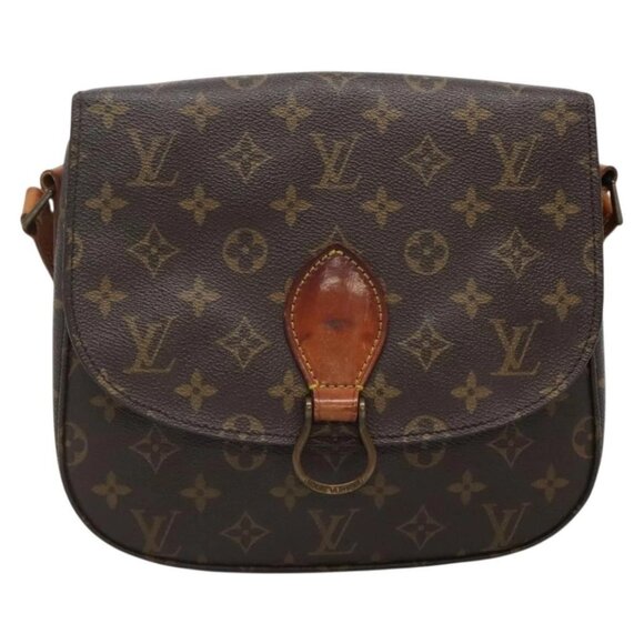 LOUIS VUITTON Monogram Saint Cloud GM Shoulder Bag M51242 LV Auth 129618 - Picture 2 of 16